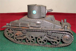 Tanque Vickers - Vista Lateral